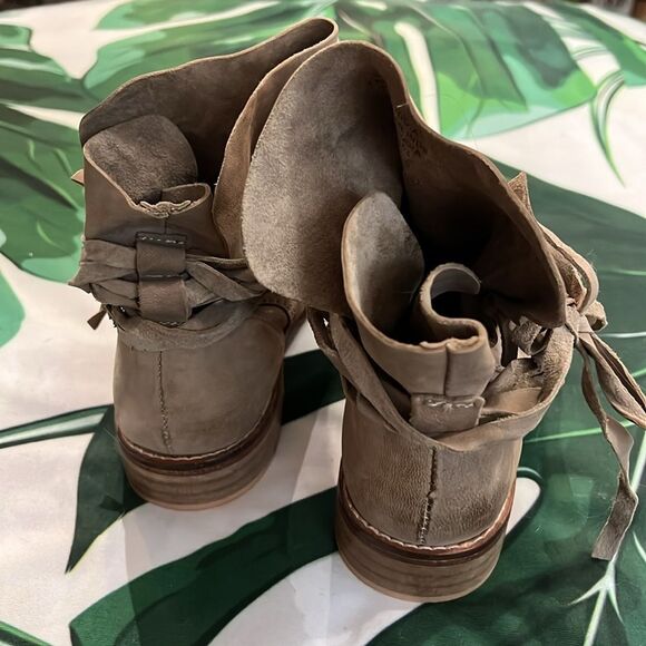 Free people, soft tan, leather ankle boots - Picture 6 of 6